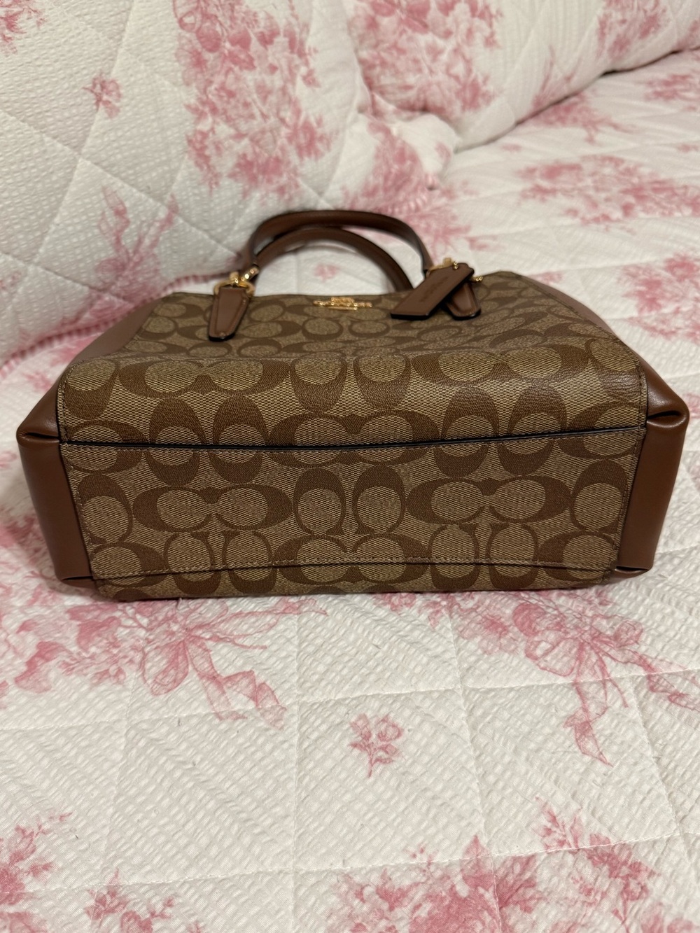 Coach Minetta Crossbody In Signature Brown Canvas Leather Monogram F39741 - Picture 6 of 10